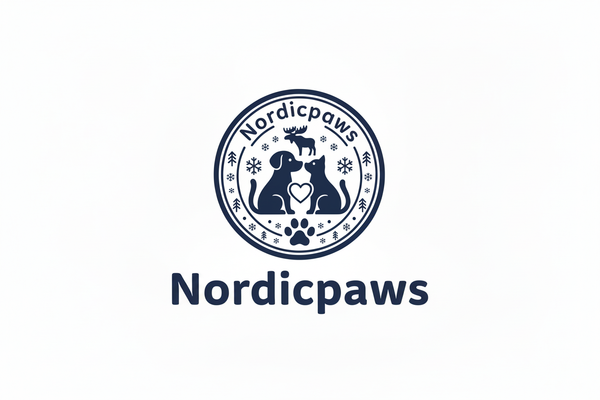 Nordicpaws logotyp – transparent bakgrund
